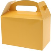 Draagdoosje en Lunchbox Geel 10x9.2x15cm (6 stuks)