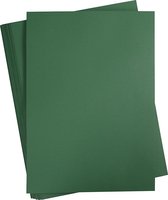 Gekleurd Karton, A2, 420x594 mm, 180 gr, donkergroen, 100 vel/ 1 doos | Knutselpapier | Knutselkarton