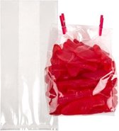 Plastiek Zakken 7.6x5.1x16.5 cm met zijvouw (100 stuks)