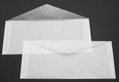 Pergamijn Envelopjes 24x10,5cm (100 stuks) | pergamijn zakjes | glassine zakjes