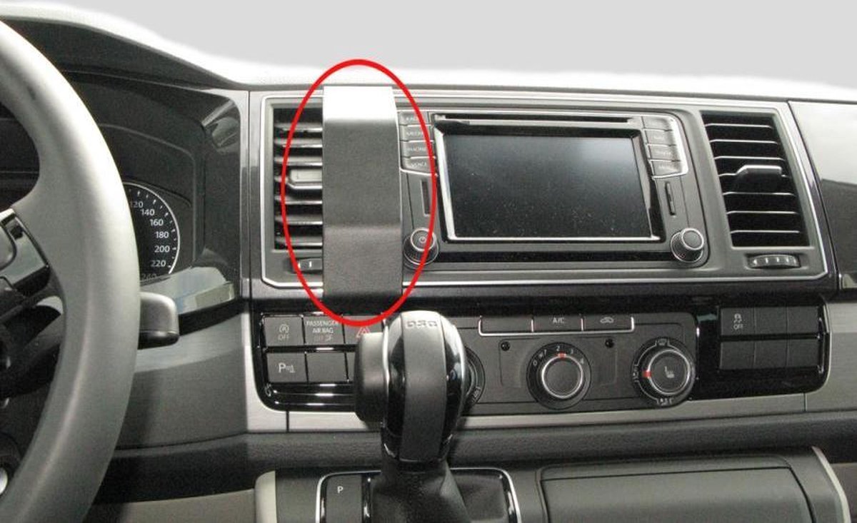 Brodit ProClip houder geschikt voor Volkswagen T6 / Multivan 2016-2020 Center mount