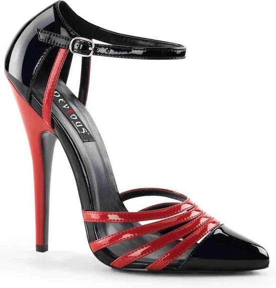 Devious Hoge hakken -37 Shoes- DOMINA-412 Paaldans schoenen Zwart/Rood |  bol.com