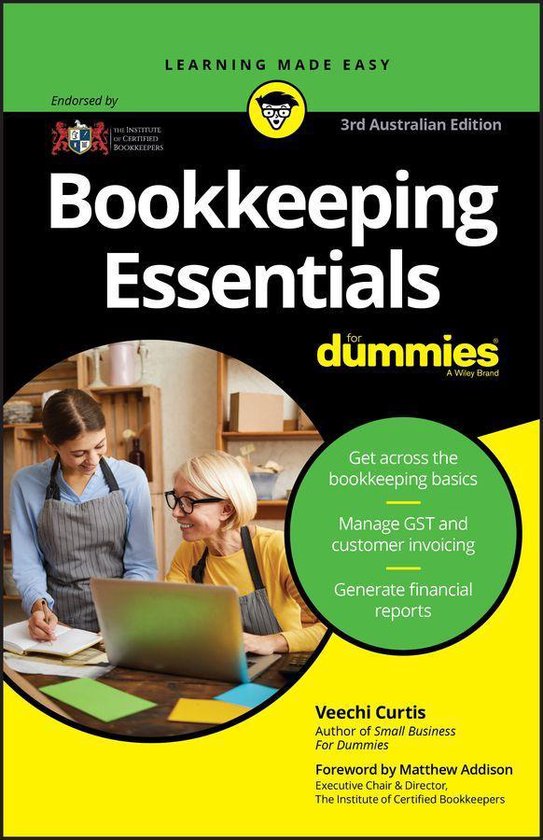 Bookkeeping Essentials For Dummies - cover