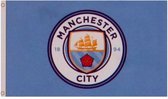 Manchester City vlag blauw 90 x 150 cm