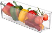 Relaxdays koelkast organizer - keuken organizer smal - opbergbakje voor koelkast - fruit