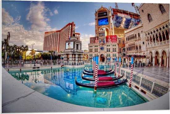Forex - The Venetian Hotel - Las Vegas - 90x60cm Foto op Forex
