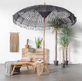 Parasol Bali - Wit - Diameter 200cm - Het Mandenhuys