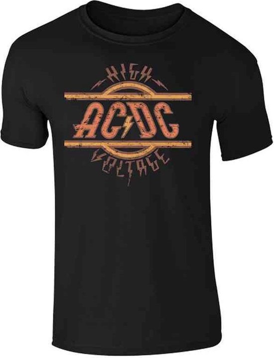 Tshirt Homme AC/ DC - XXL - Zwart Haute Voltage