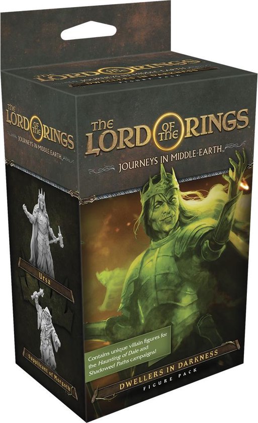 Boek: Lord of the Rings Journeys in Middle-Earth: Dwellers in Darkness Figure Pack (EN), geschreven door Fantasy Flight Games
