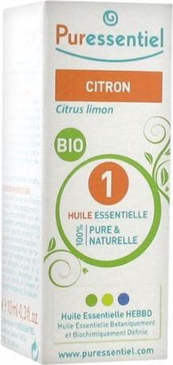 Goedkoopste Puressentiel Citroen (Citrus Limon) Etherische Olie Biologisch 10 ml