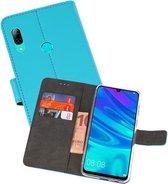 Booktype Telefoonhoesjes - Bookcase Hoesje - Wallet Case -  Geschikt voor Huawei P Smart 2019 - Blauw