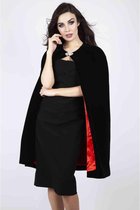 Voodoo Vixen Cape -XXL- Cameron Vamp Zwart