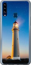 Samsung Galaxy A20s Hoesje Transparant TPU Case - Lighthouse #ffffff
