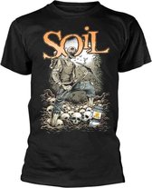 Soil Heren Tshirt -L- Pickaxe Zwart
