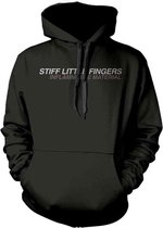 Stiff Little Fingers Hoodie/trui -XL- Inflammable Material Zwart