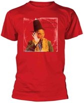 Captain Beefheart And His Magic Band Heren Tshirt -M- Trout Mask Replica Rood
