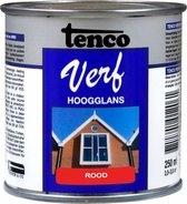 Tenco verf hoogglans rood - 250 ml