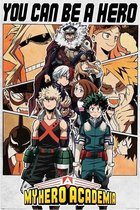 Hole in the Wall My Hero Academia Maxi Poster -Be A Hero (Diversen) Nieuw