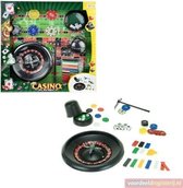 Toi-Toys Rouletteset Groen/Zwart 18 Delig 15 cm