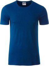 James and Nicholson - Heren Standaard T-Shirt (Donkerblauw)