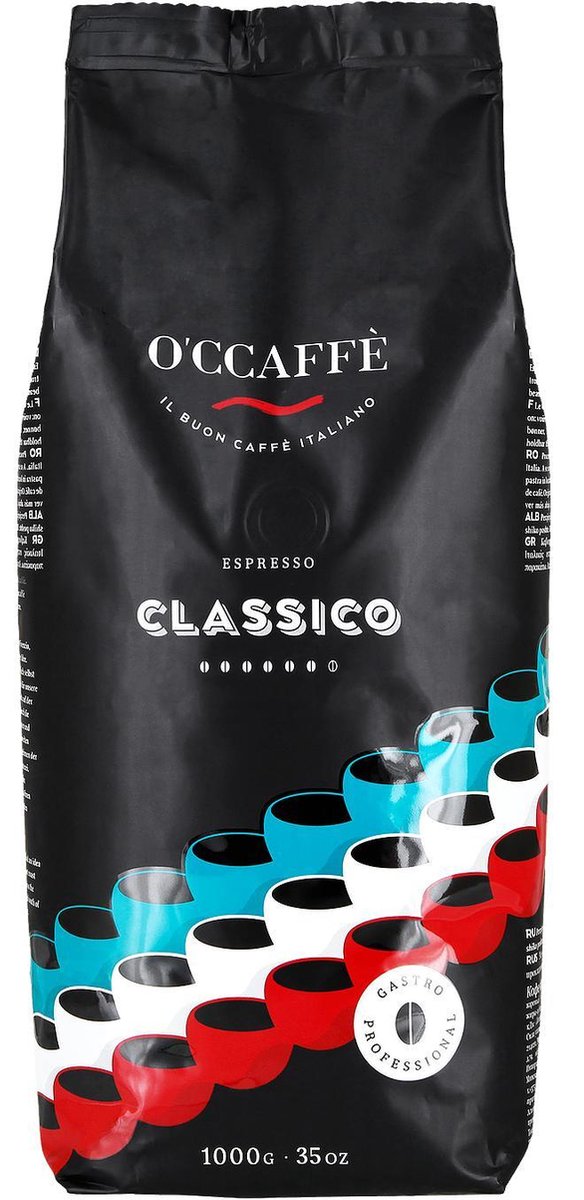 O'ccaffè - Espresso Clasicco Professional | Italiaanse koffiebonen | Barista kwaliteit | 1 kg