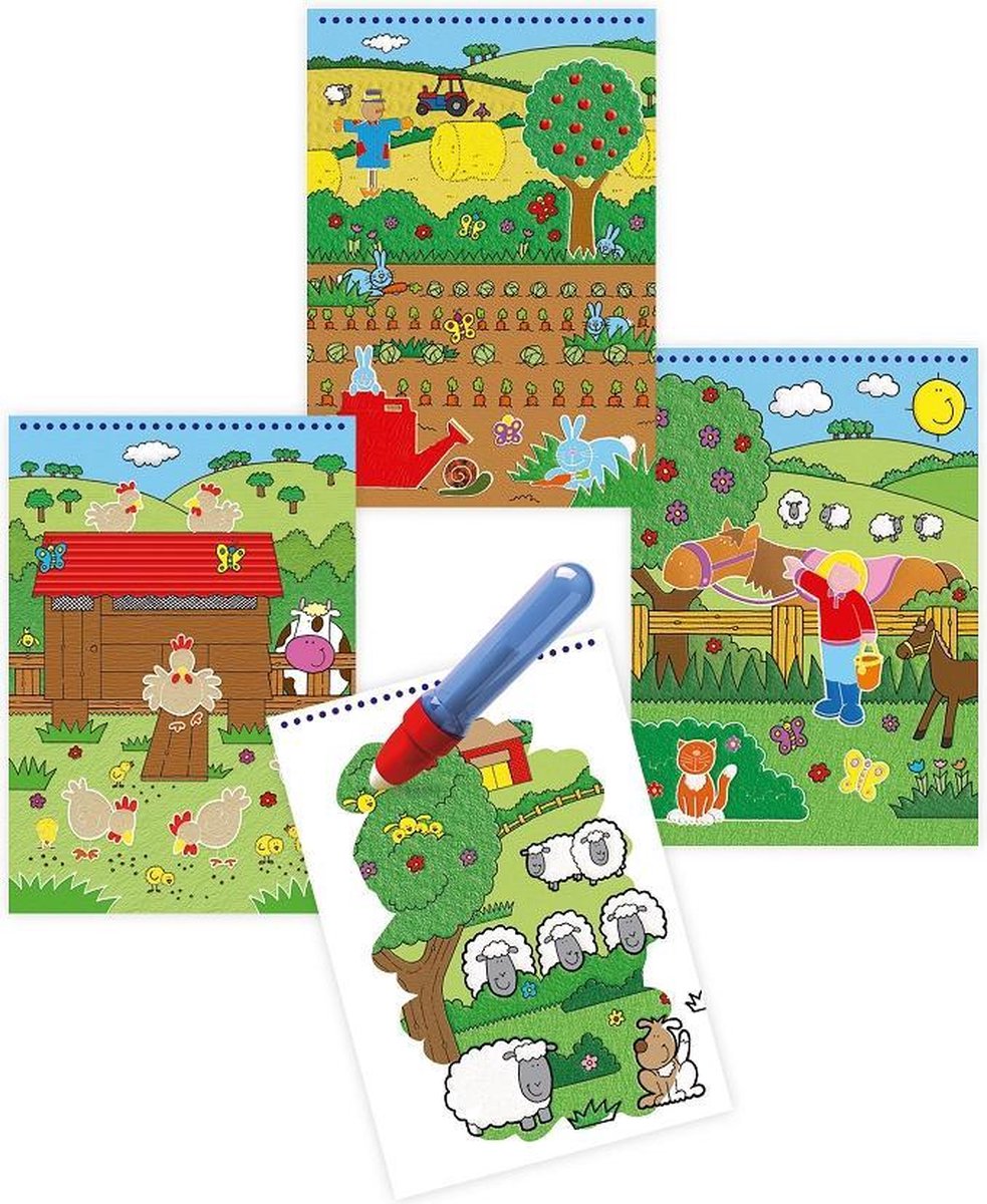 Galt Waterkleurboek Water Magic Boerderij - Kleurboek — afbeelding 3