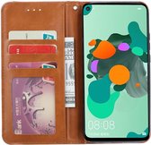 Xiaomi Redmi Note 9 Portemonnee Hoesje Bookcase Bruin