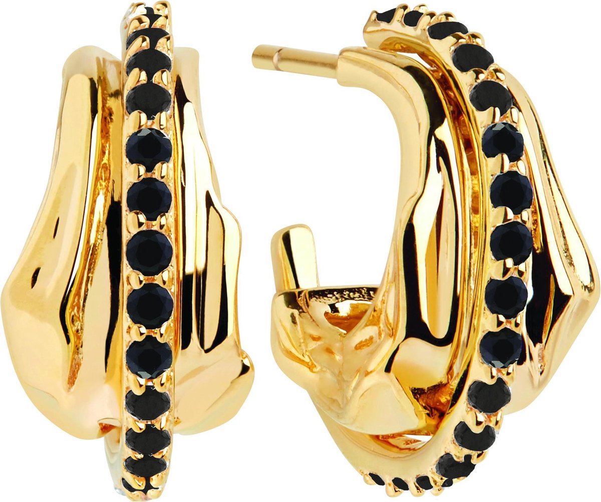 Sif Jakobs sieraden Dames  925 sterling zilveren Zirconia One Size Goud / Zwart 32014584