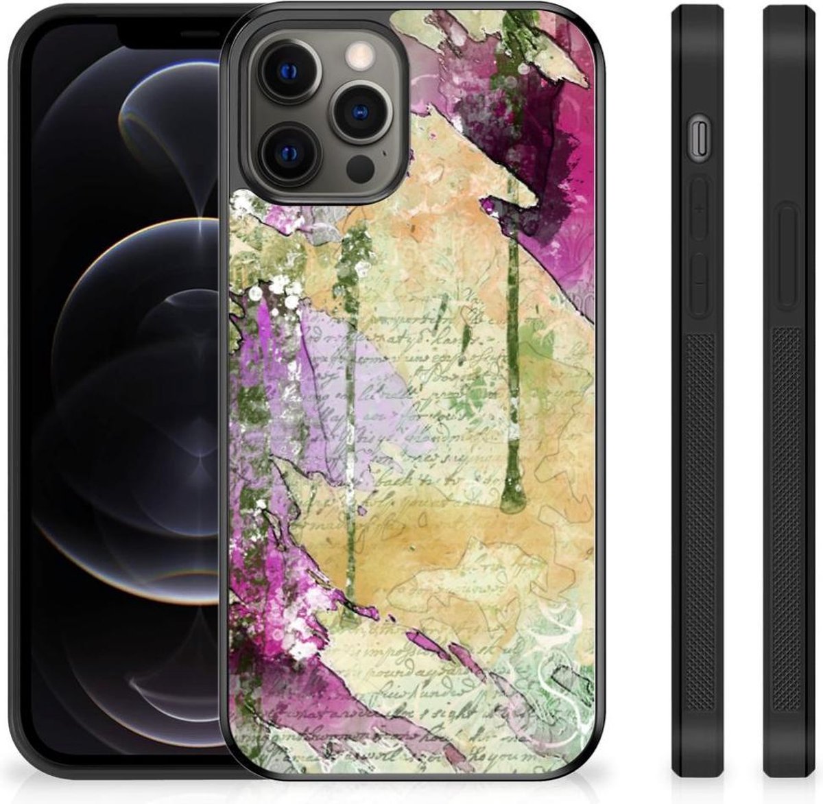 Case iPhone 12 Pro Max Letter Painting
