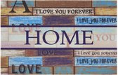 Deurmat Home & Love - multi 45x70 cm