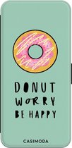 Samsung A50/A30s bookcase leer hoesje - Donut worry