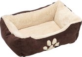 Pet Comfort Hondenmand 47 X 37 Cm Polyester Wit/bruin