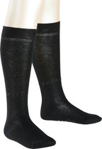 Esprit Foot Logo 2-Pack Kniekous Kinderen 19040  3000 black 27-30