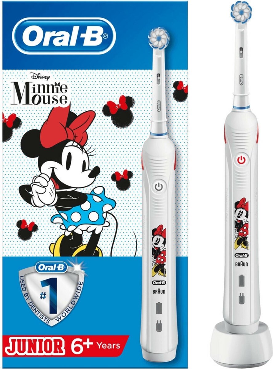 Oral-B Junior - Minnie Mouse - Elektrische Tandenborstel - Wit | bol.com