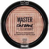 Maybelline Master Chrome - 50 - Highlighter poudre de visage 68 ml Molten Rose