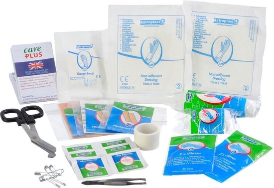Care Plus EHBO set - First aid kit compact - 40 onderdelen - Care Plus