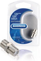 Bandridge BVP300 Antenne Adapter F-connector Female - F-connector Female Zilver