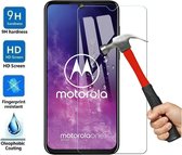 Screenprotector Glas - Tempered Glass Screen Protector Geschikt voor: Motorola One Zoom  - 1x