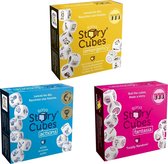 Spellenbundel - Dobbelspel - 3 Stuks - Rory's Story Cubes Actions, Fantasia & Emergency