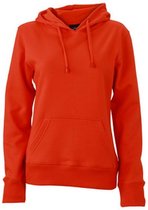 James and Nicholson Dames/dames Hooded Sweatshirt (Grenadine)