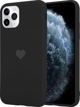 Sweetheart silicone hoesje geschikt voor Apple iPhone 11 Pro - zwart