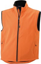James and Nicholson Heren Waterdichte Softshell Vest (Pop Oranje)