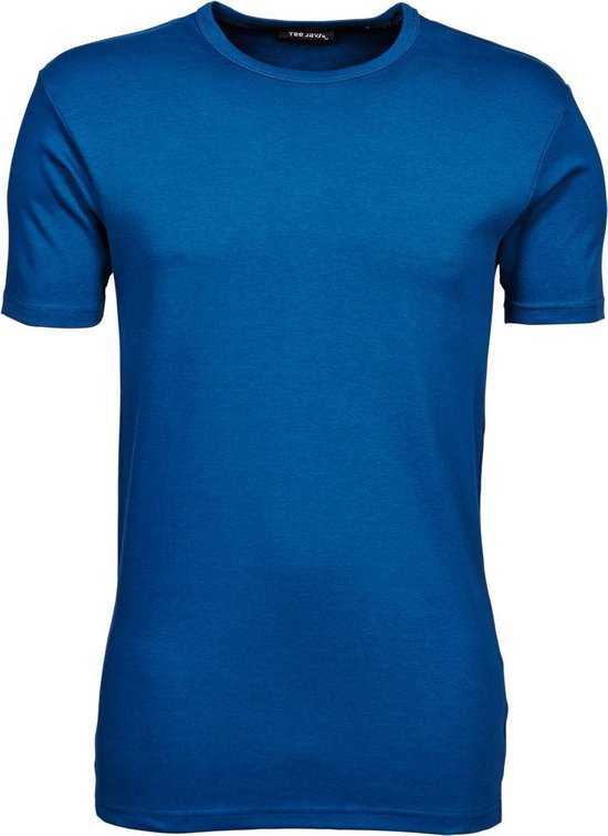 Tee Jays Hereninterlock T-Shirt met korte mouwen (Indigo)