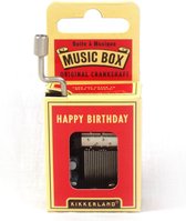 Kikkerland Muziekdoosje - Happy Birthday