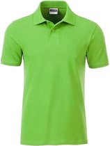 James and Nicholson Heren Basis Polo (Kalk groen)