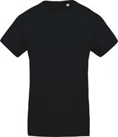 Kariban Heren Organische Bemanningsleden Hals T-Shirt (Marine)