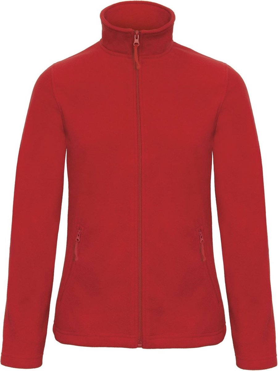 B&C Collectie Vrouwen/dames ID 501 Microfleece Jasje Rood