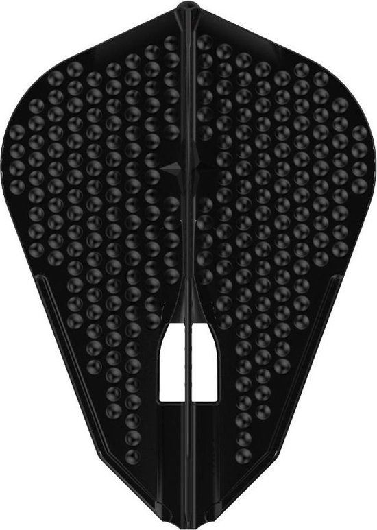 L Style Champagne Dart Flights Fantail Zwart
