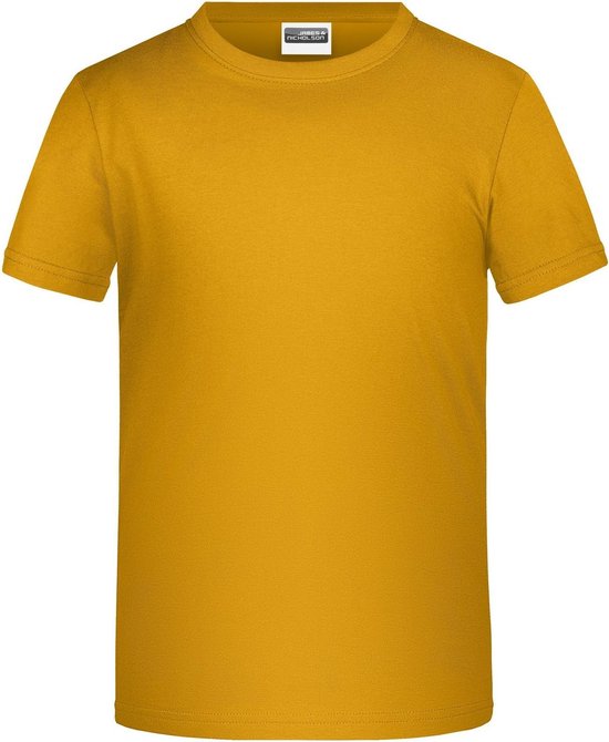 James And Nicholson Childrens Boys Basic T-Shirt (Goudgeel)