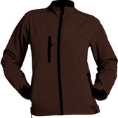 SOLS Dames/dames Roxy Soft Shell Jacket (ademend, winddicht en waterbestendig) (Donkere chocolade)